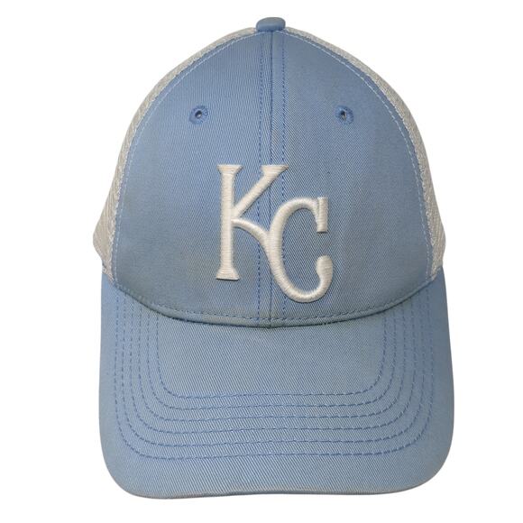 Kansas City Dodge Ram Snapback Trucker Cap Blue OS Adjustable Mesh Back CAM - Picture 1 of 9